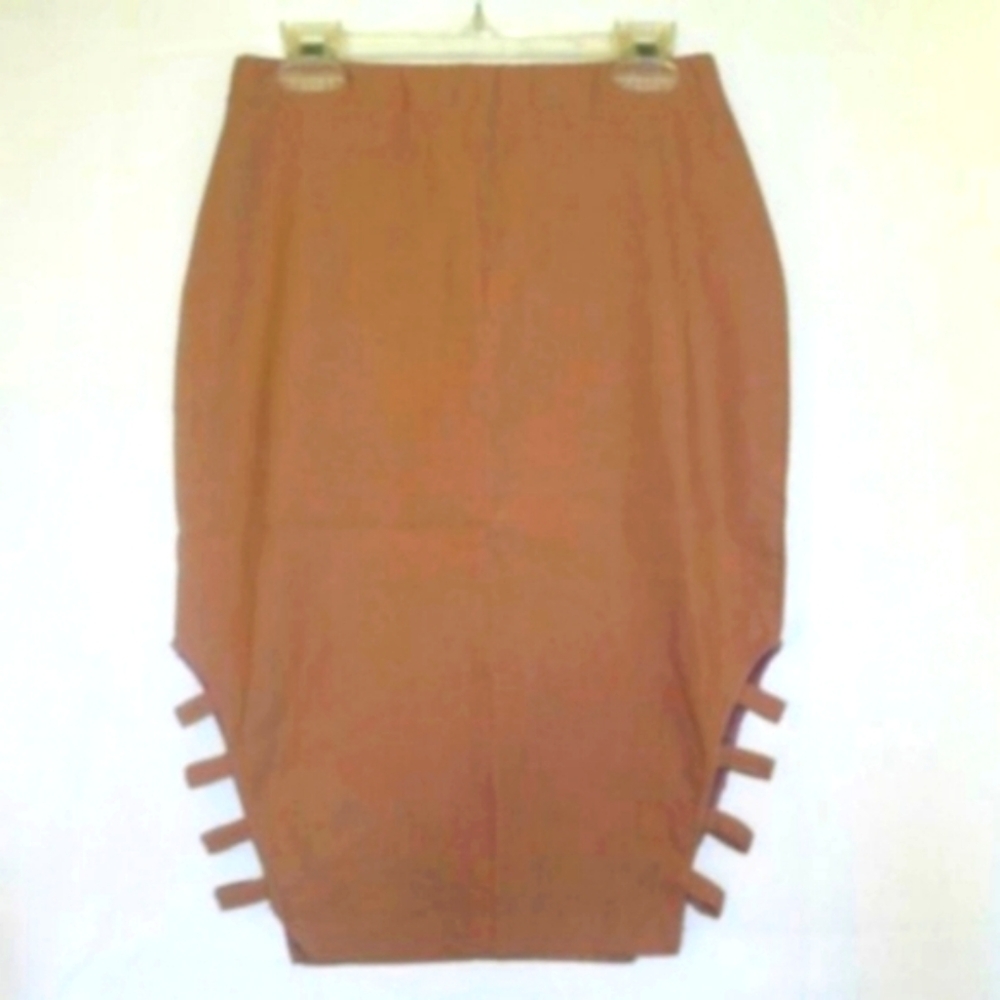 Charlotte Russe Skirt Mauve Dusty Rose Pink Medium